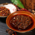 Cogumelo, peixe, tempero, vegetal, peixe, sichuan, prato